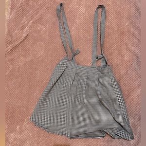 Grey overall skirt